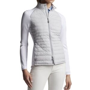 NEW PETER MILLAR Women's Merge Hybrid Jacket
British Grey / White